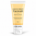 Ceranix Radiance Bright Face Wash 100ml | Brightening Cleanser with Kakadu Plum, Tangerine, Niacinamide & Kojic Acid